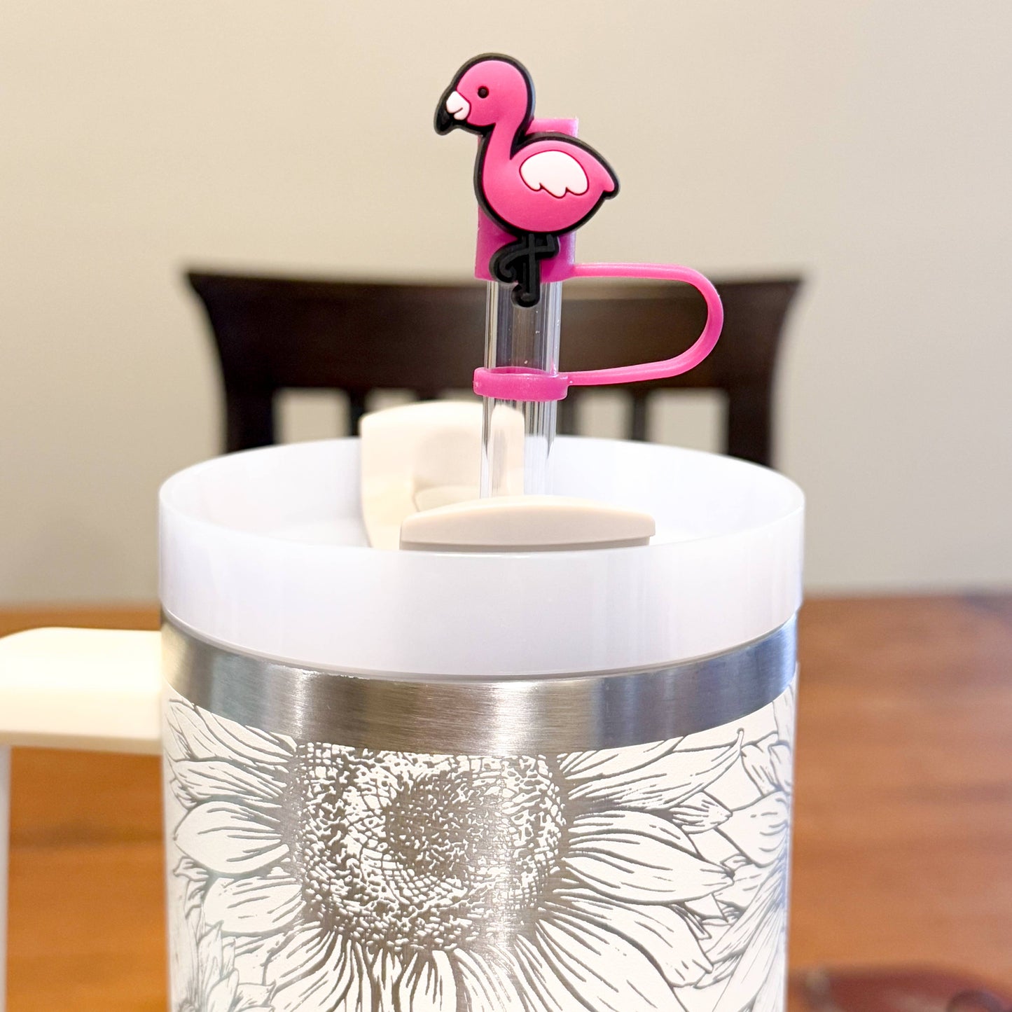 Straw Topper 3 pack - Monstera Leaf, Flamingo, Cocktail