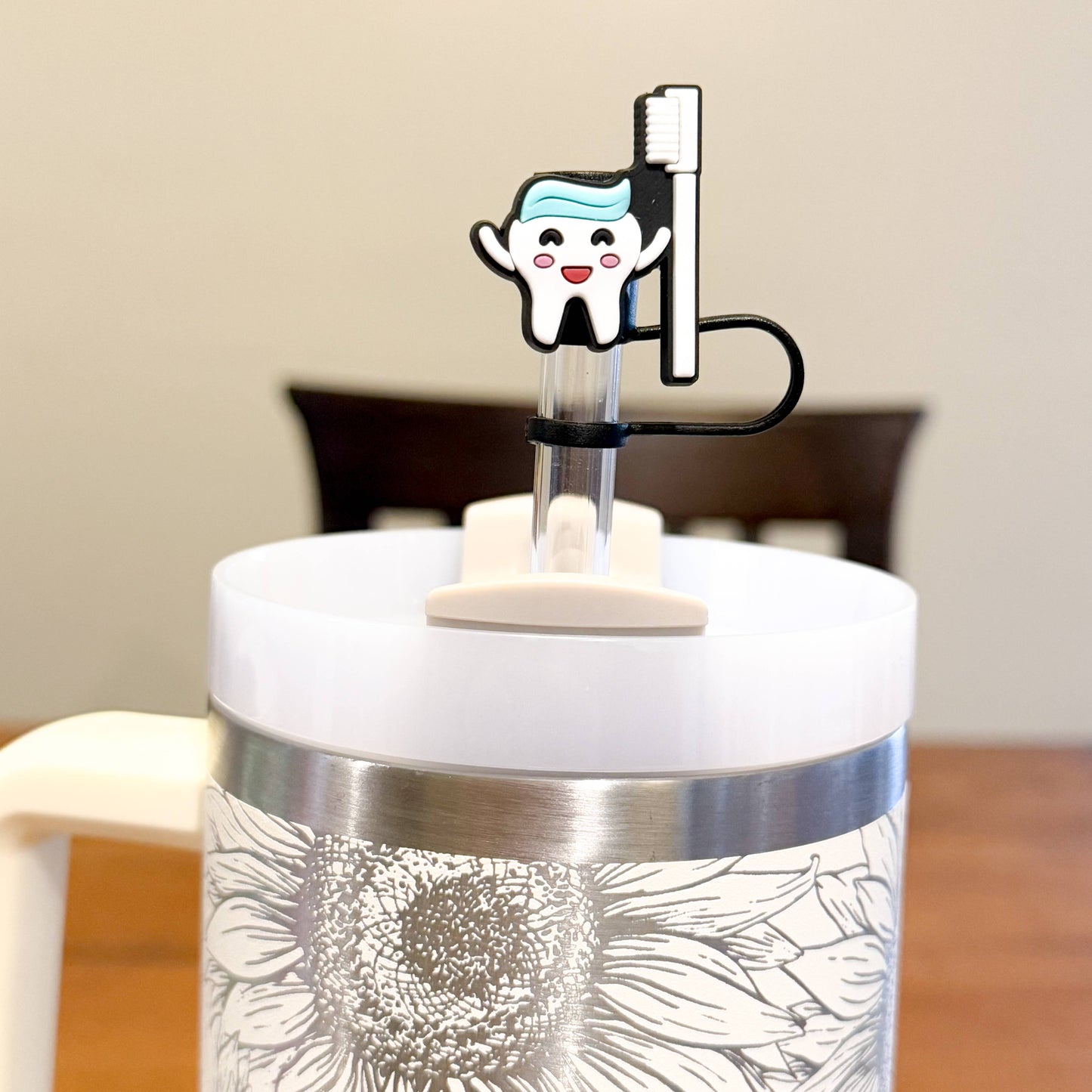 Straw Topper 3 pack - Dentist Theme, Rooting for You, Dental