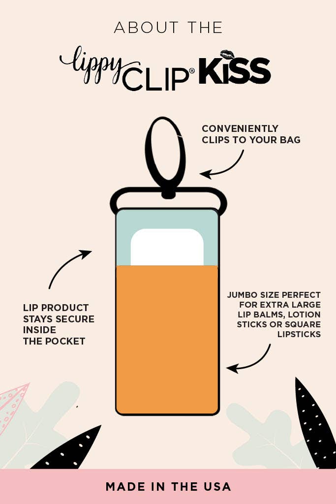 Healthcare Heroes LippyClip KISS for Larger Lip Balms