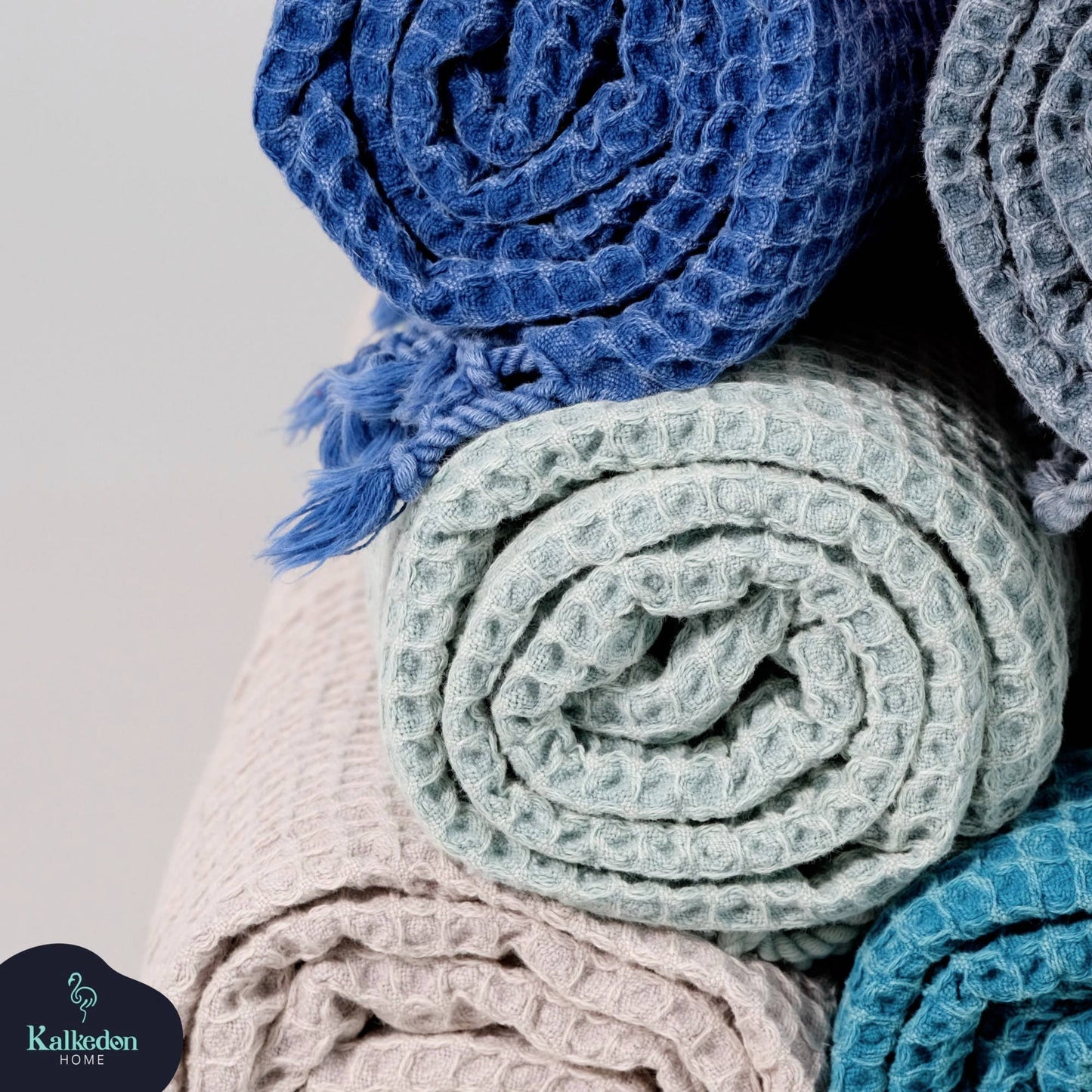 Turkish Towel | Waffle Bath Towel| Stone Washed |100% Cotton