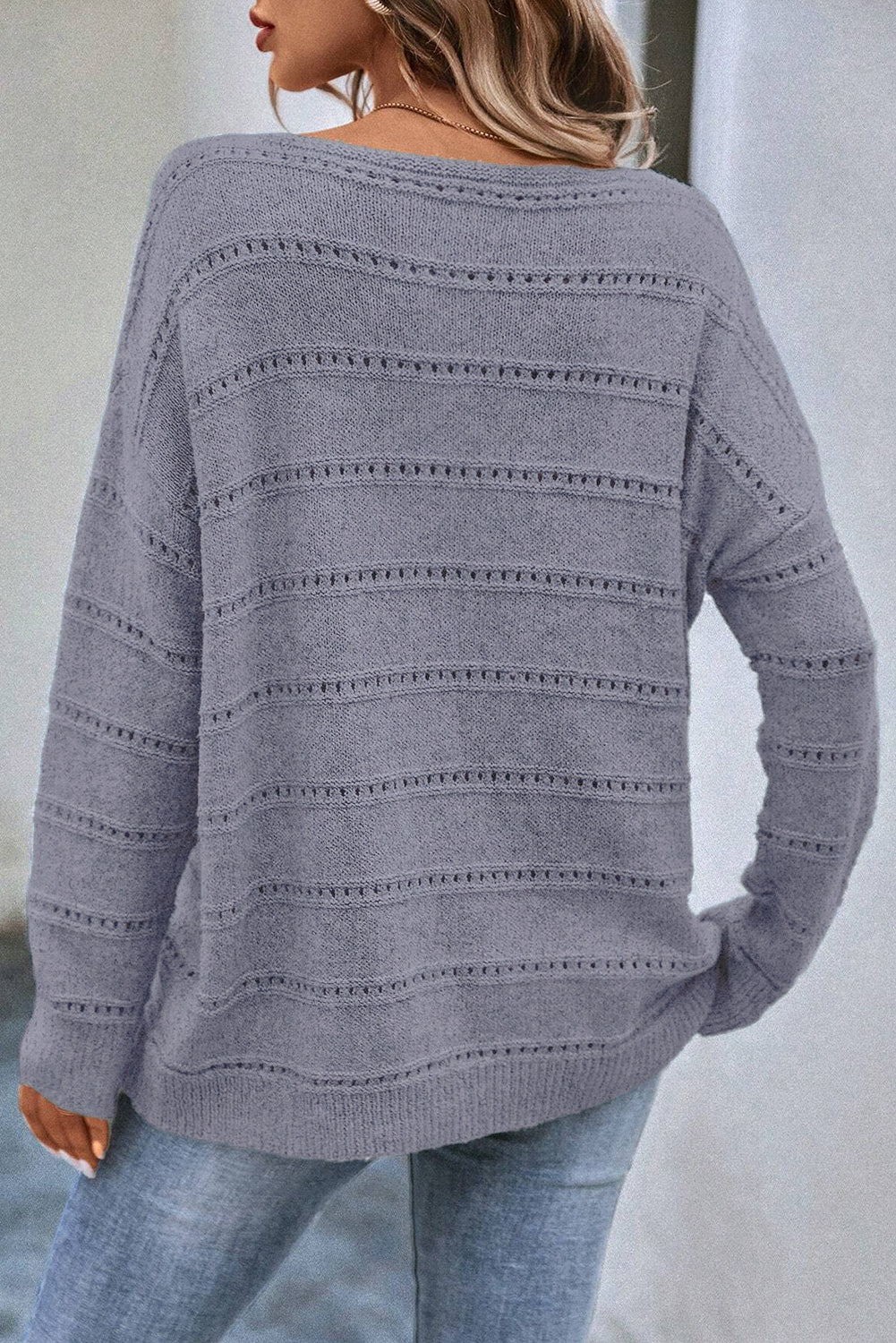 Light Grey Knit Sweater