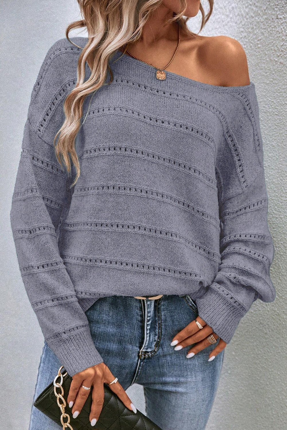 Light Grey Knit Sweater