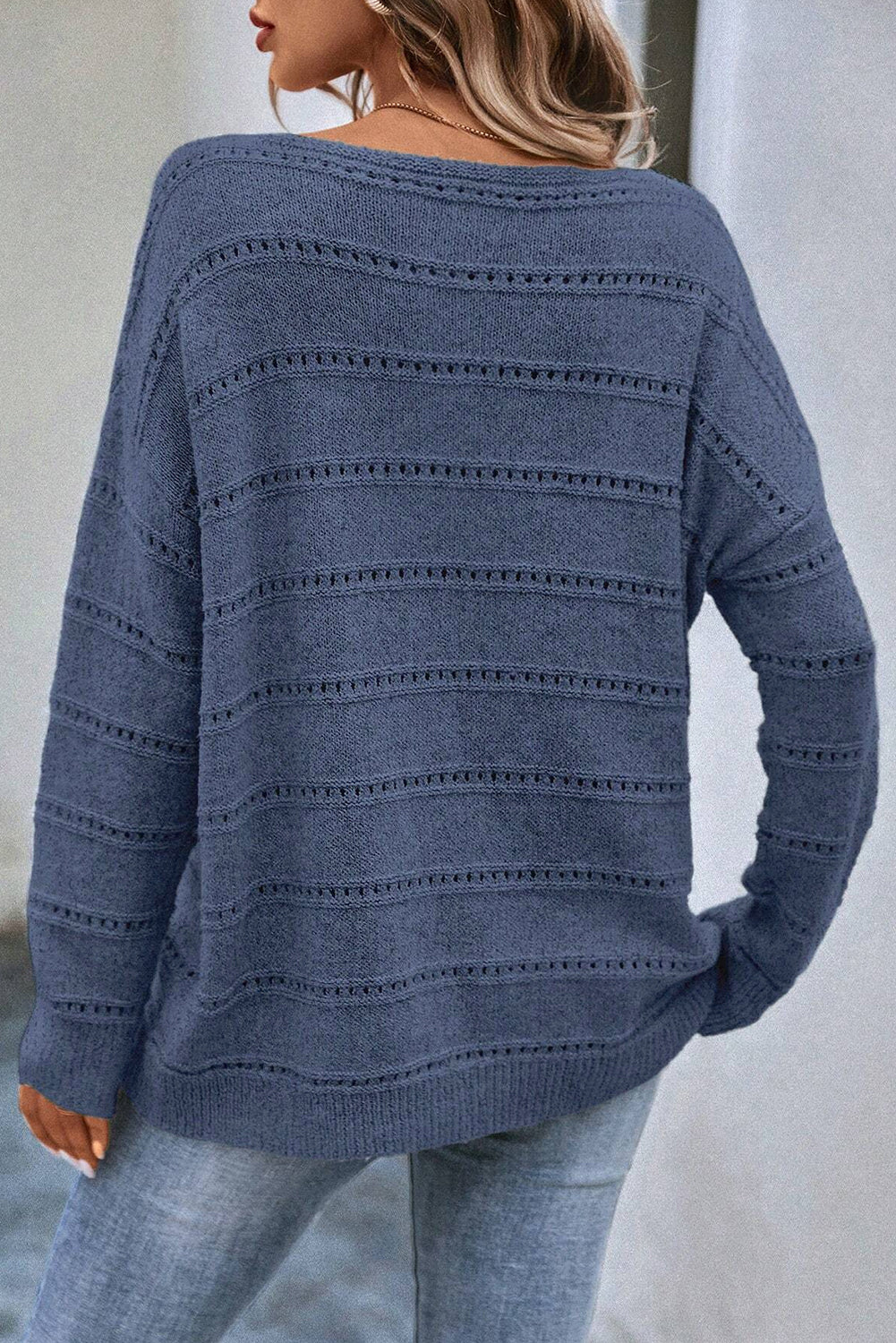 Navy Knit Sweater