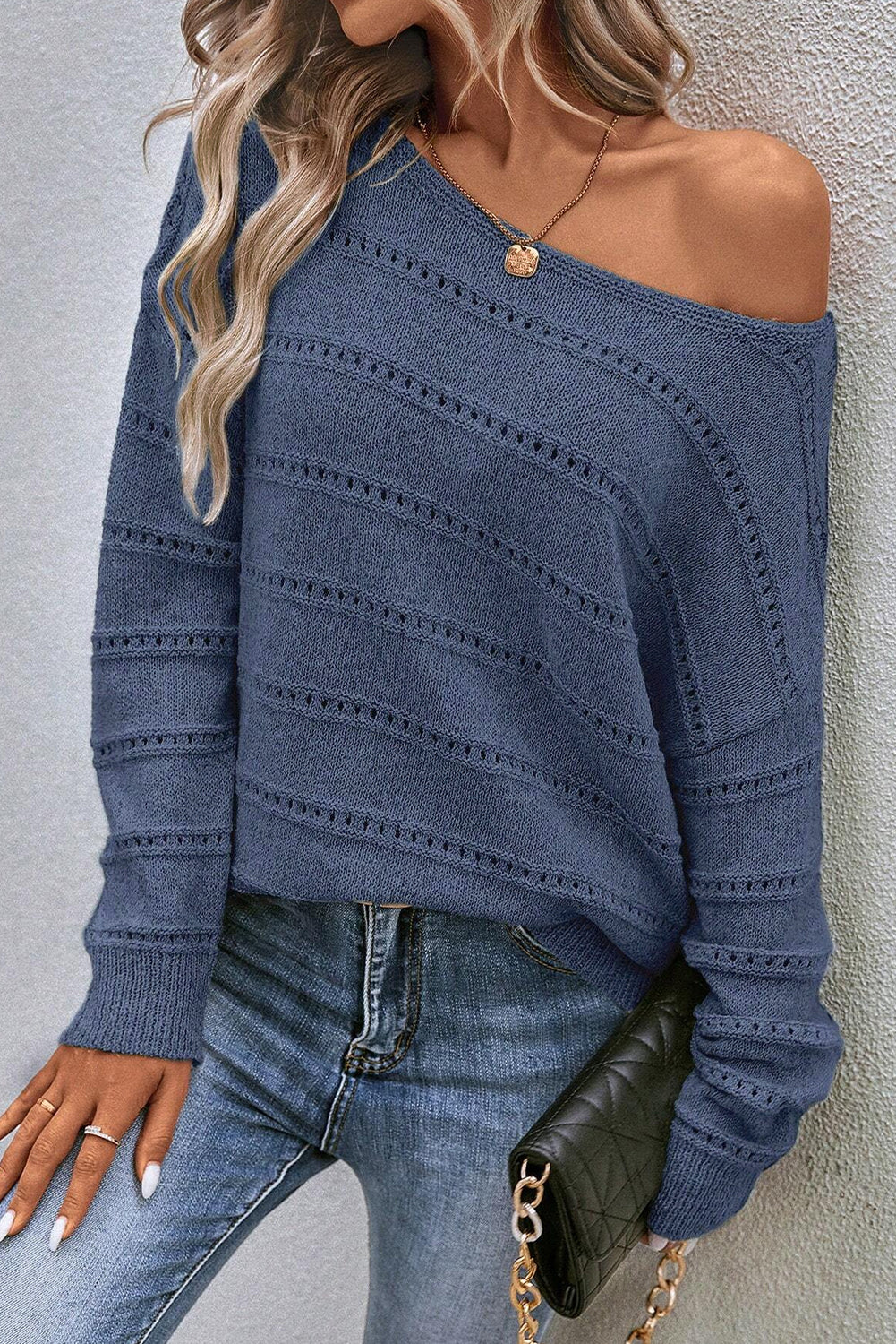 Navy Knit Sweater