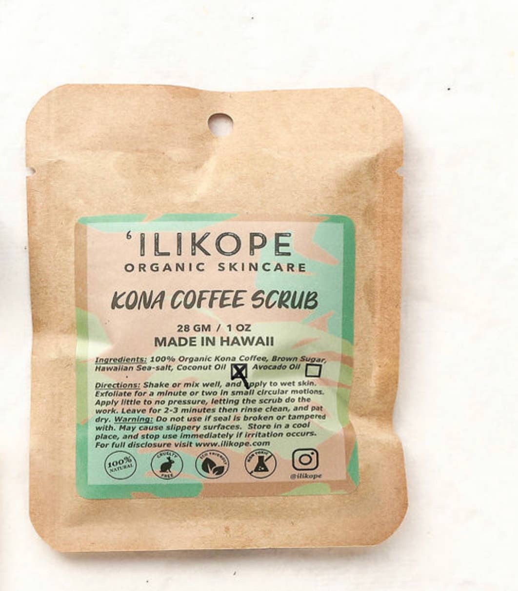 ORGANIC KONA COFFEE BODY SCRUB