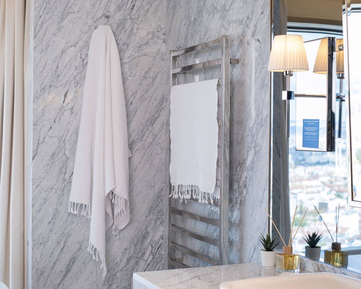Turkish Towel | Waffle Bath Towel| Stone Washed |100% Cotton