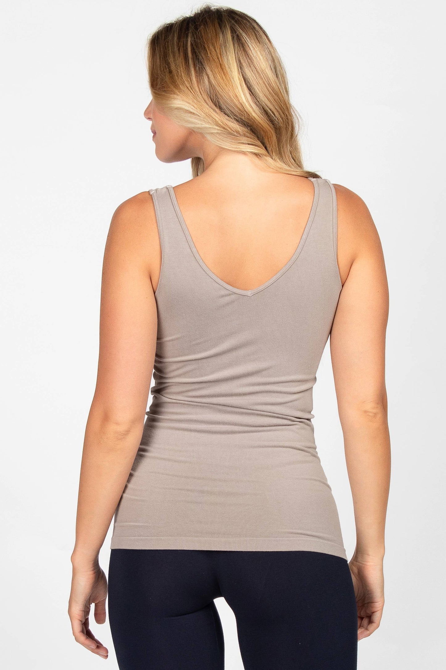 Reversible V-Scoop Neck Tank Top