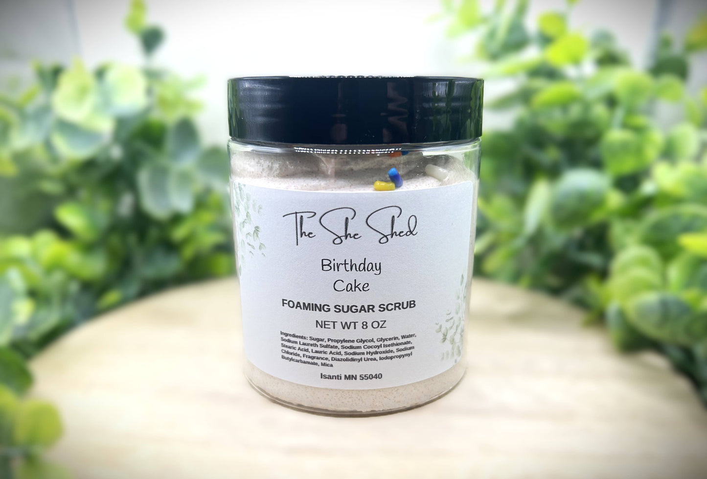 Foaming Sugar Scrub
Available in 2 oz, 4 oz & 8oz.