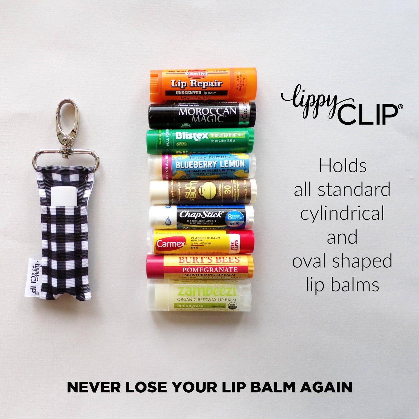Autism Mama LippyClip® Lip Balm Holder for Chapstick