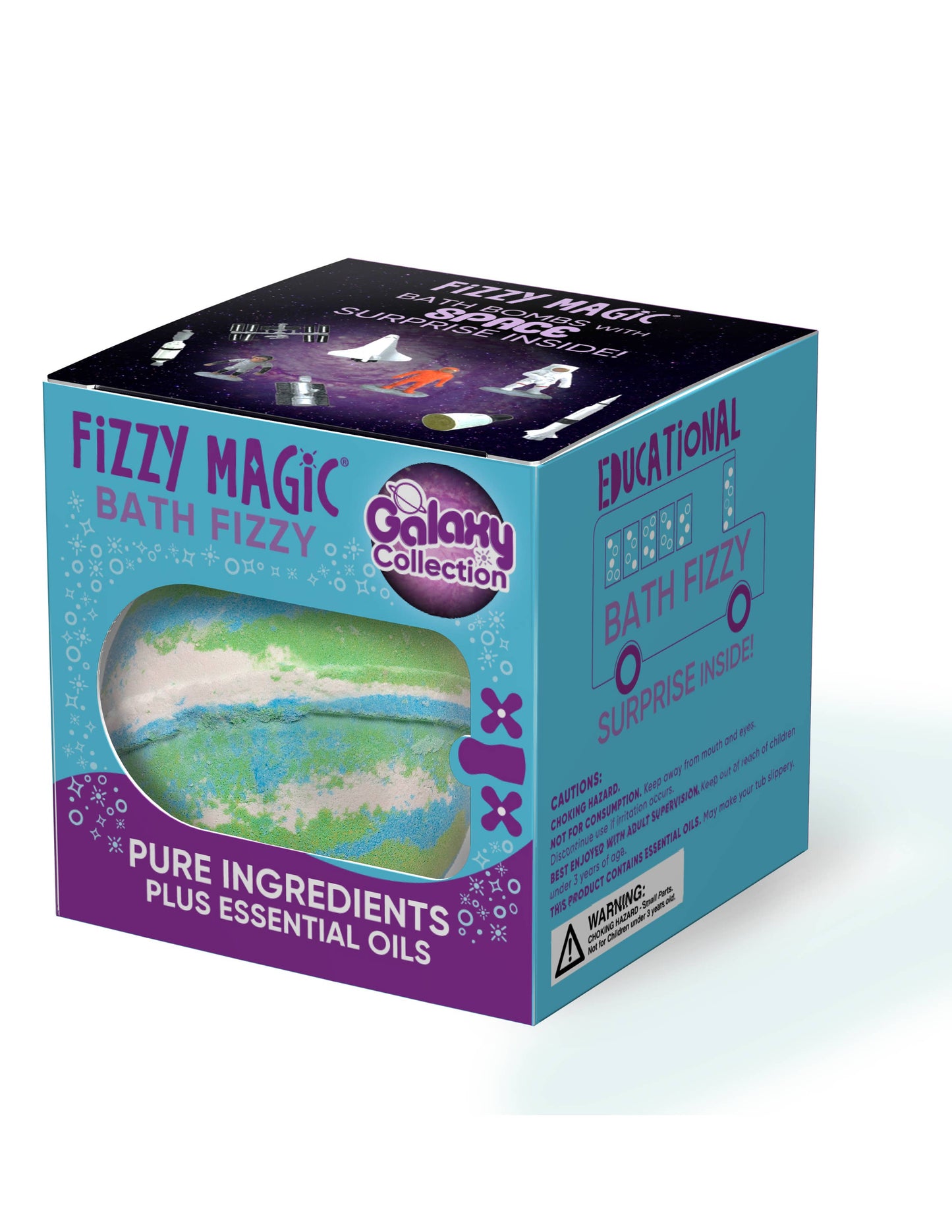 Space, Bath Bombs Surprise Inside with Display