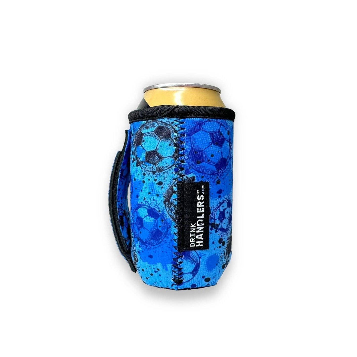Blue Soccer 12oz Stubby Can Handler™
