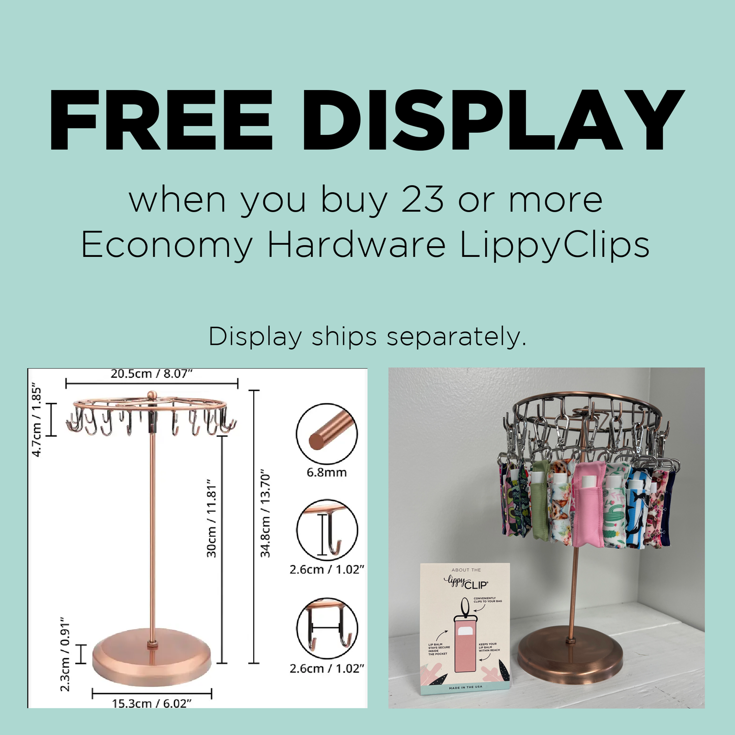 Black and White Floral LippyClip®