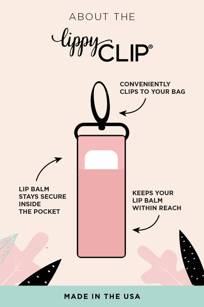 Basketball LippyClip® Lip Balm Holder for Chapstick