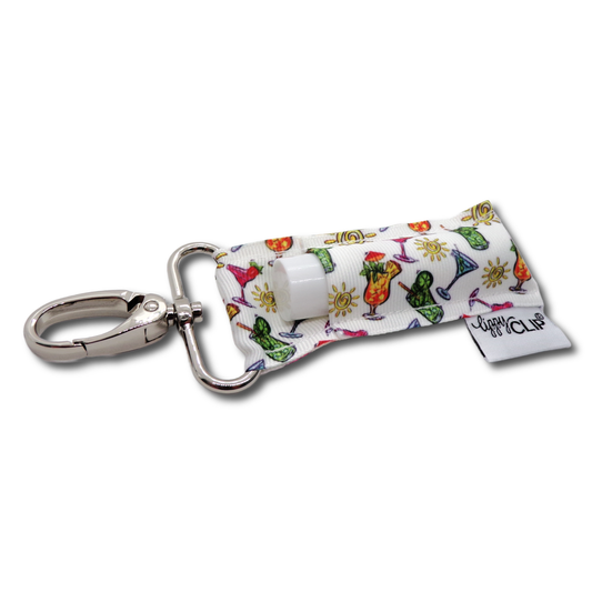 Fruity Drinks LippyClip® Lip Balm Holder for Chapstick