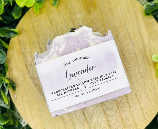 Lavender Tallow Goat Milk Soap