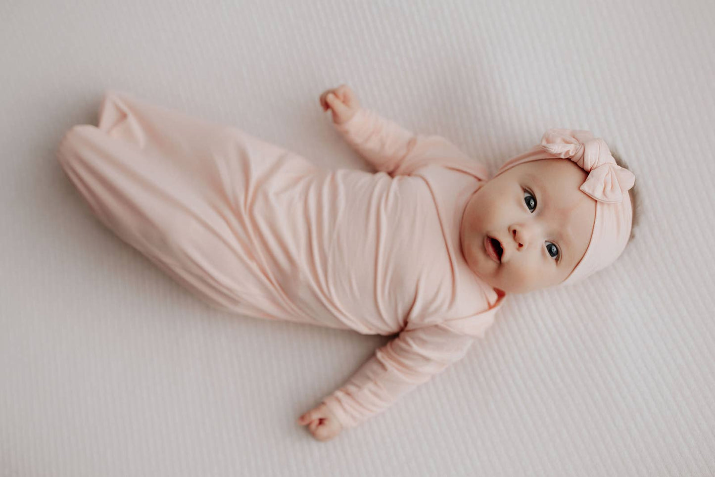 Heavenly Pink Knotted Gown