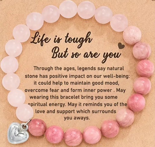 Inspirational Beaded Stretch Bracelet