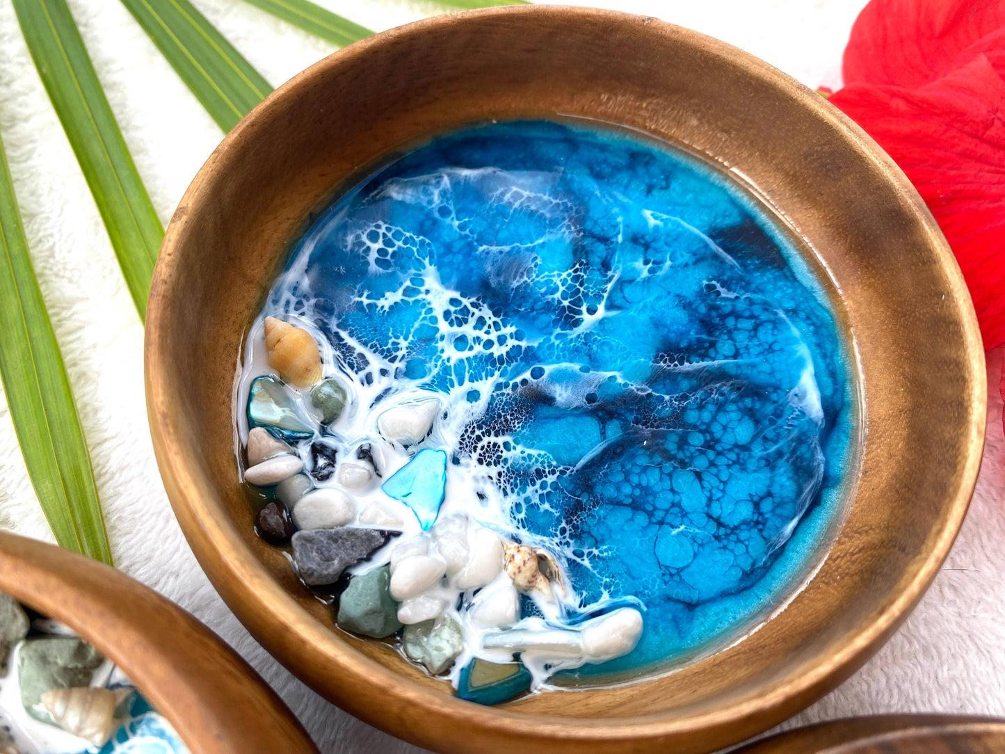 Made in Hawaii Medium Ocean trinket dish bowl | Jewelry dish