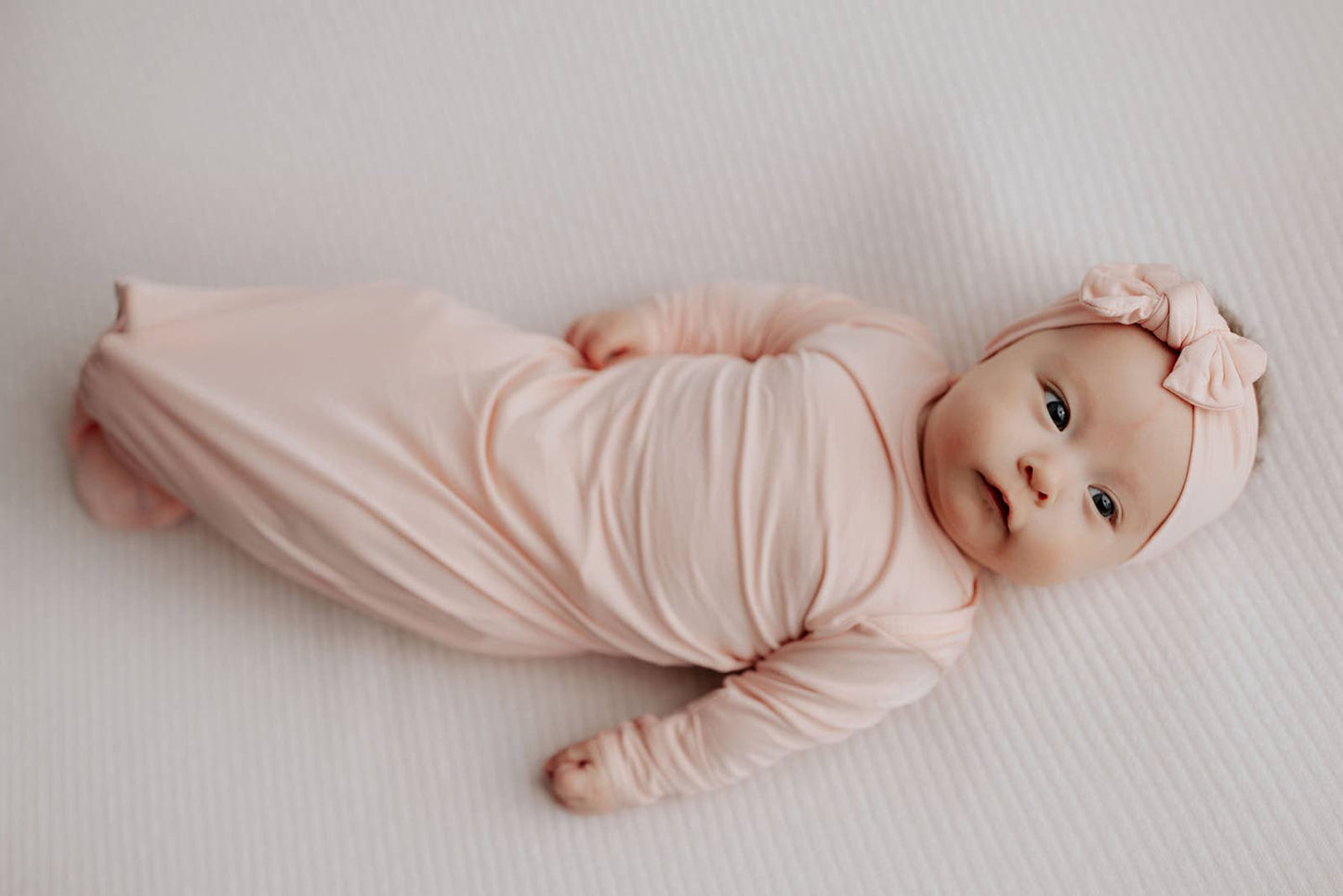 Heavenly Pink Knotted Gown