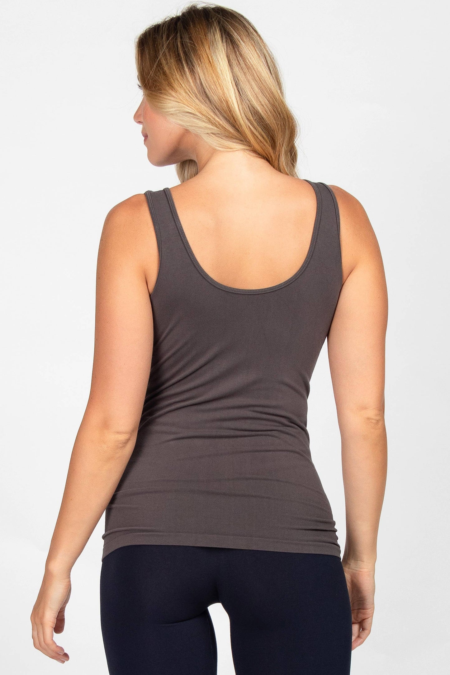 Reversible V-Scoop Neck Tank Top