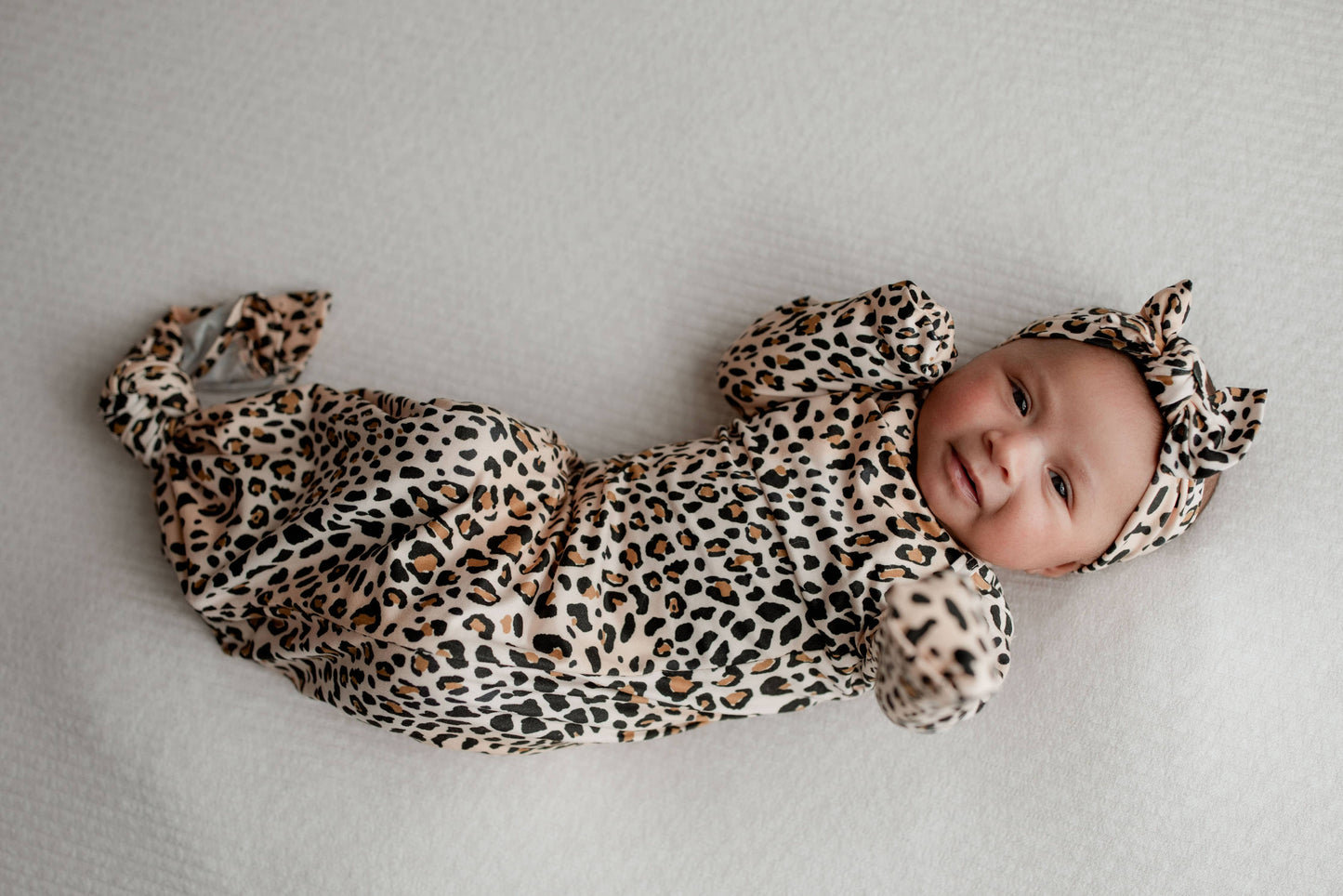 Leopard Knotted Gown