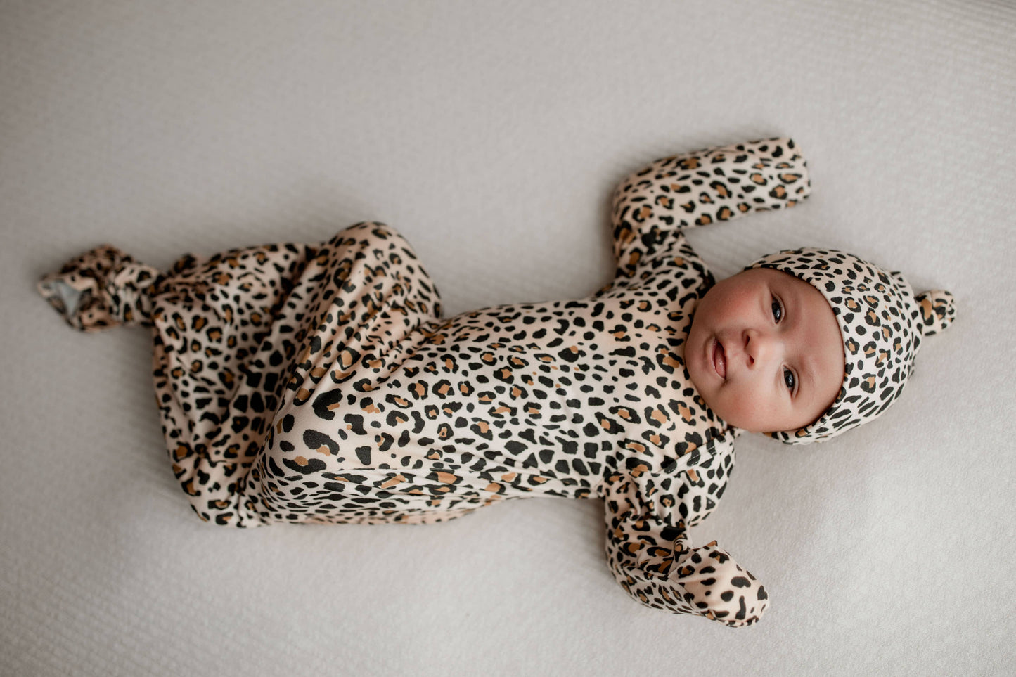 Leopard Knotted Gown