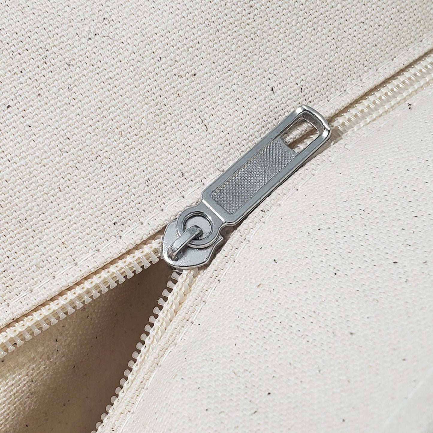 TBF Heavy Canvas Zipper Tote Bag / Zippered Pocket - TG261