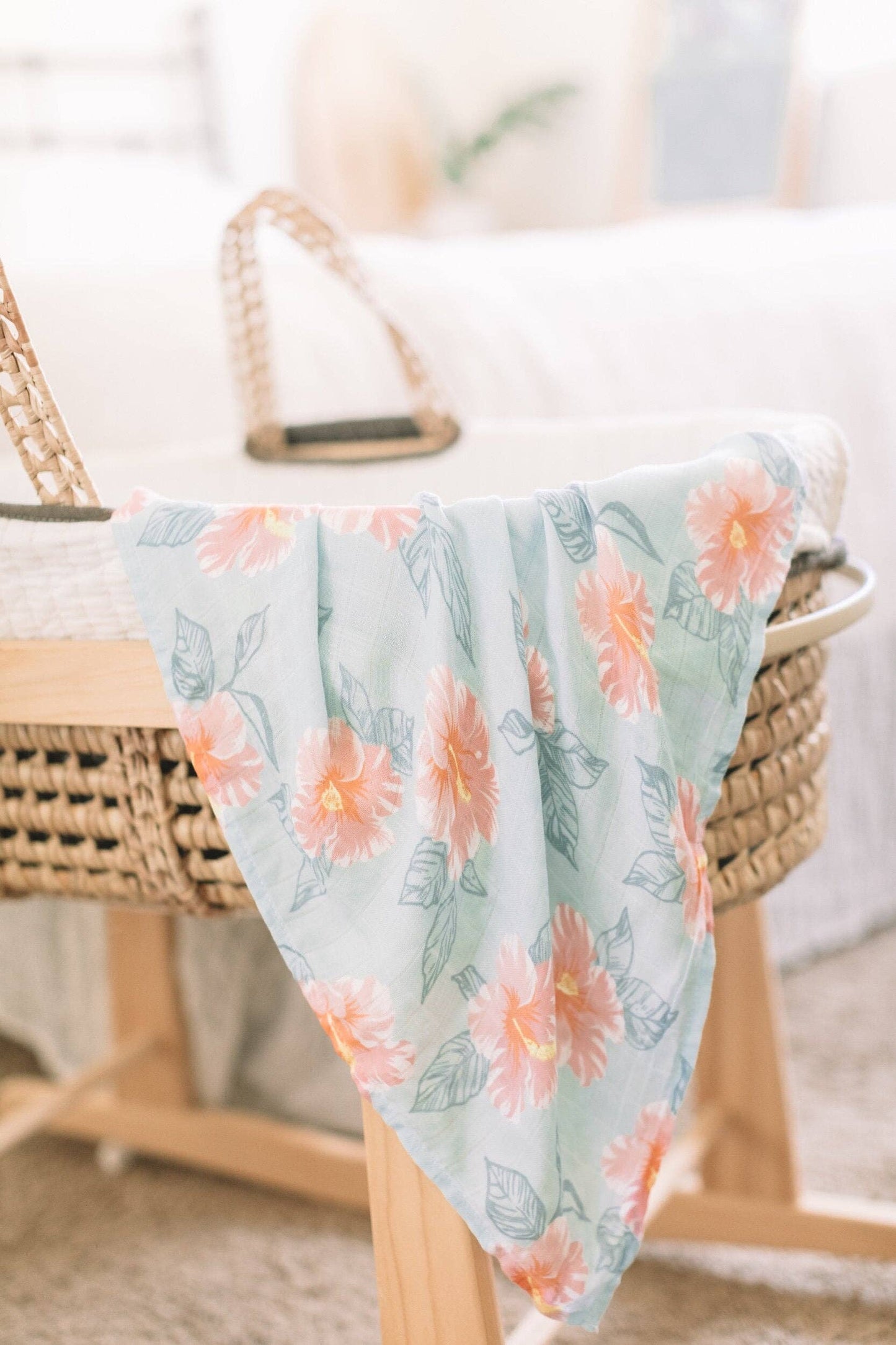 Aloha Floral Tiare Hawaii Collab Swaddle