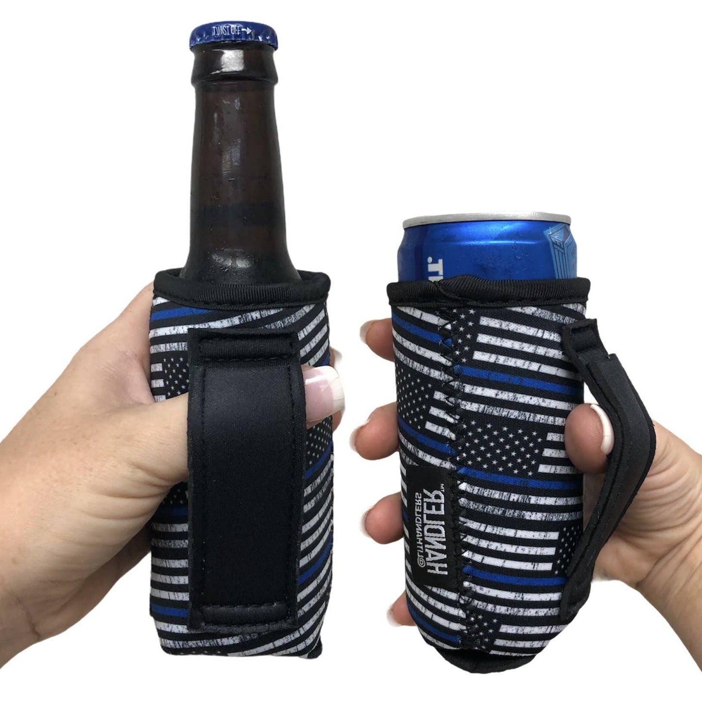 Back The Blue 8-10oz Slim Can Handler™