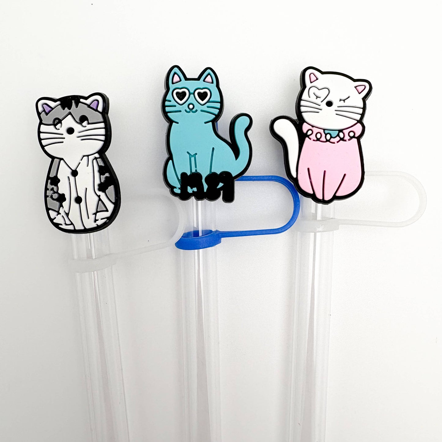 Straw Topper 3 pack - Eras Cats, Folklore, 1989, Lover