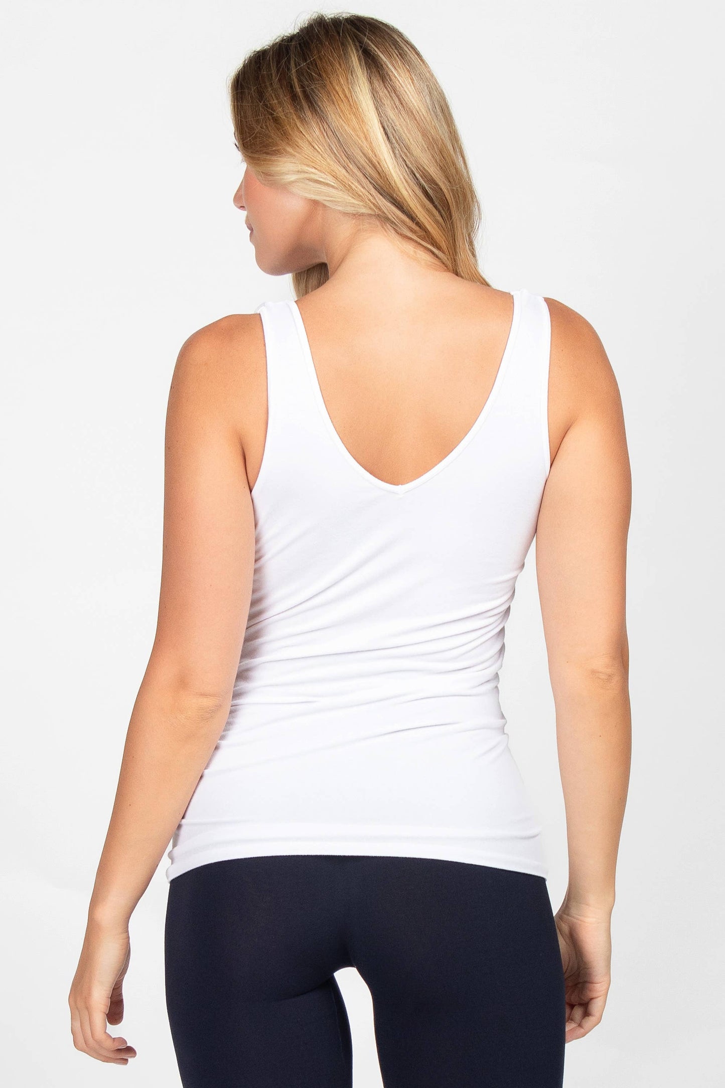 Reversible V-Scoop Neck Tank Top