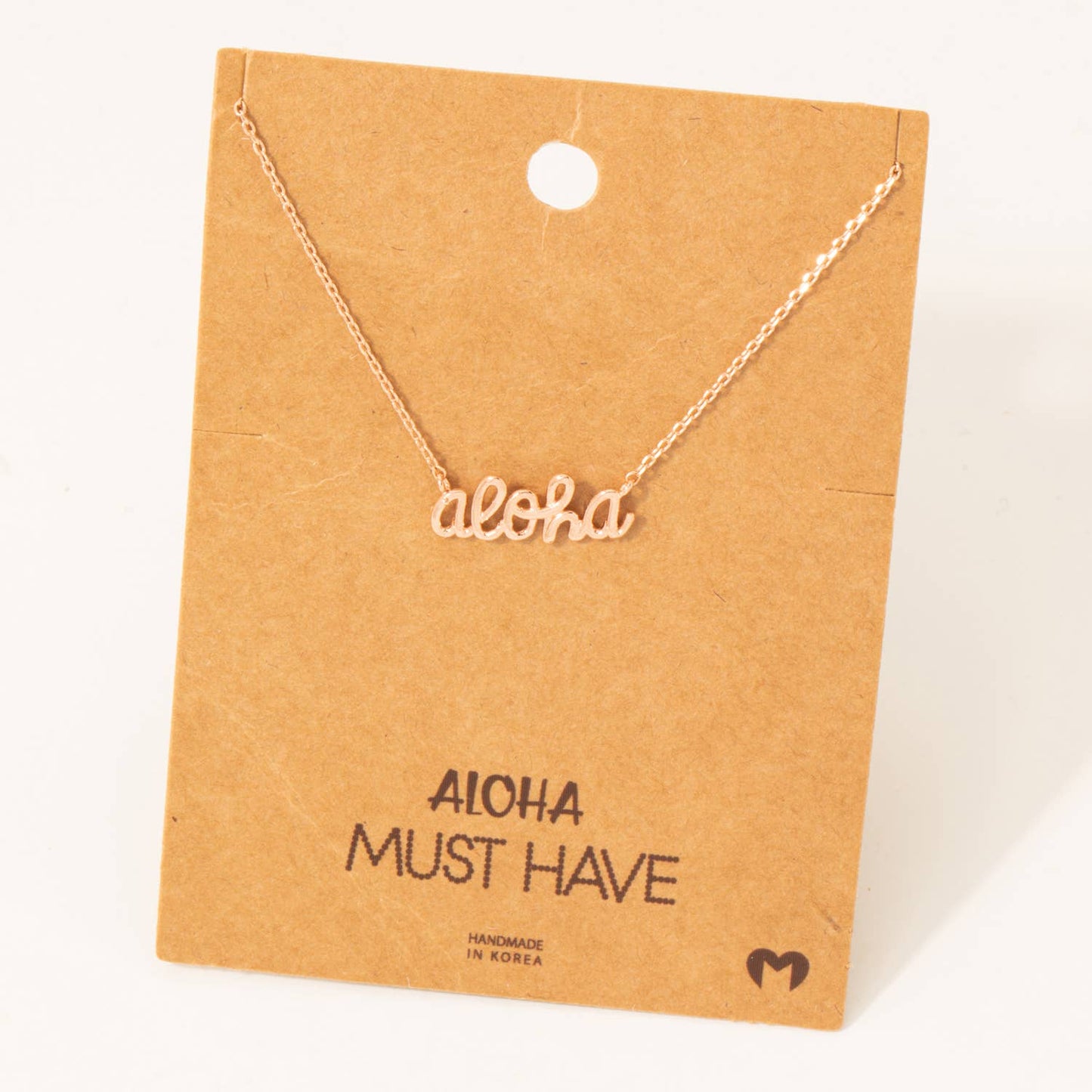 Aloha Print Classic Necklace