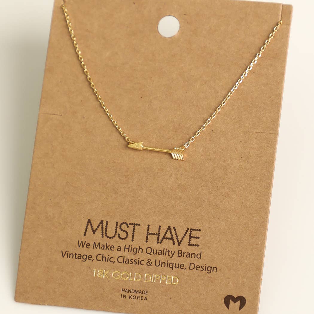 Love Arrow Pendant Necklace