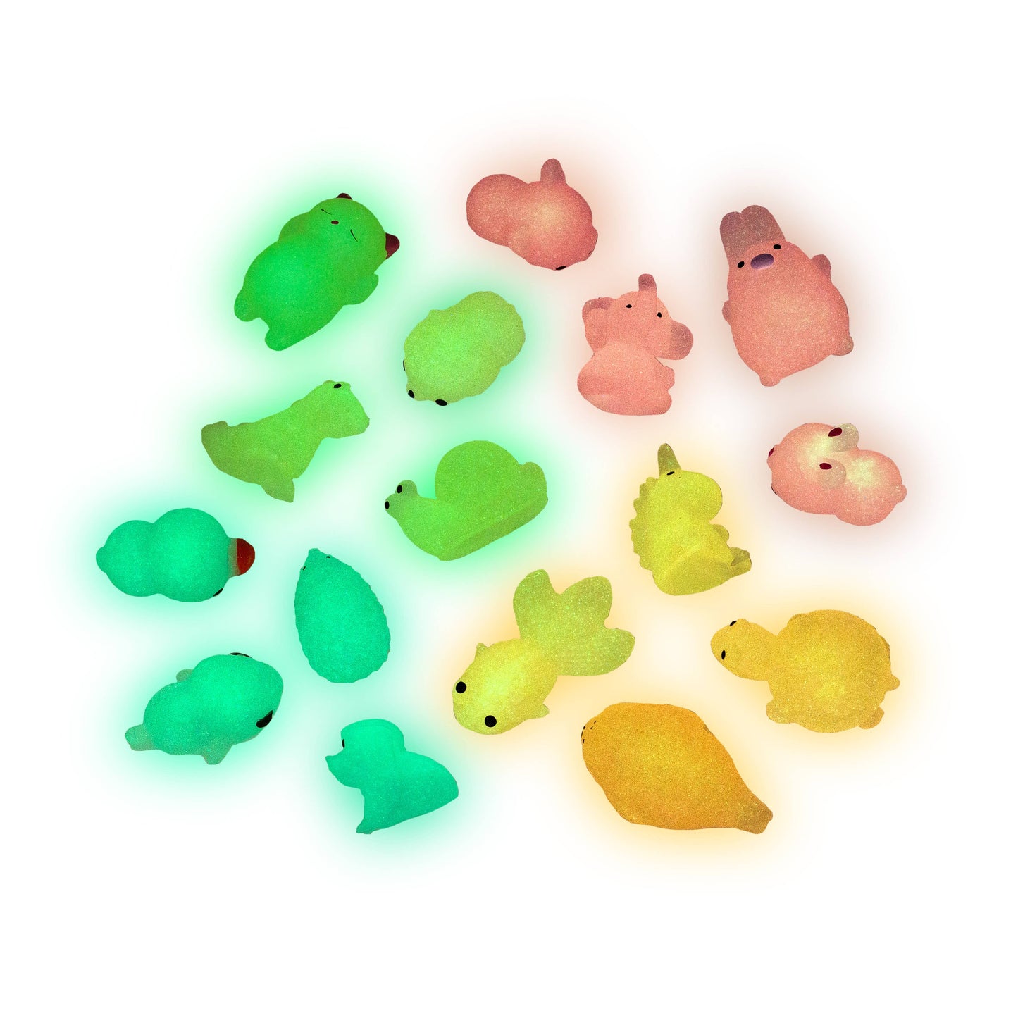 Bath Bombs with GLOW IN THE DARK surprises, Display